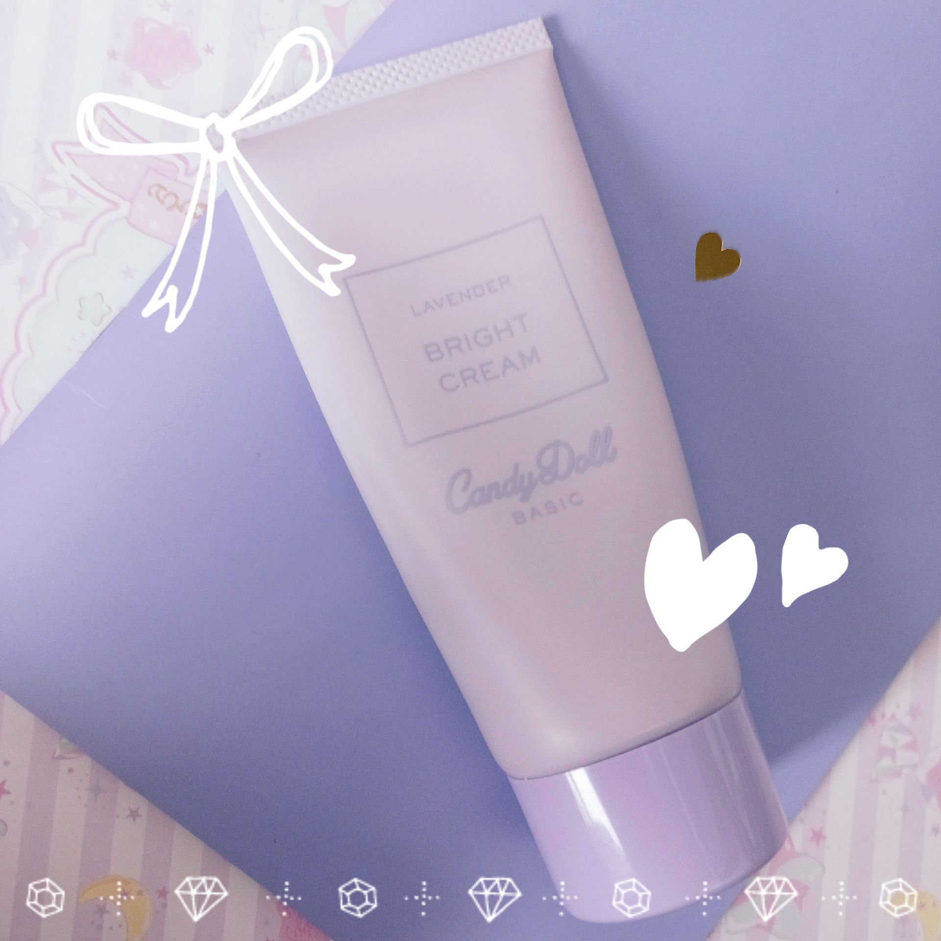 ブライトピュアクリームＡ ラベンダー/CandyDoll/化粧下地を使ったクチコミ（1枚目）