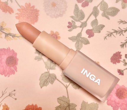 パウダーブラー リップスティック/INGA/口紅を使ったクチコミ(3枚目)