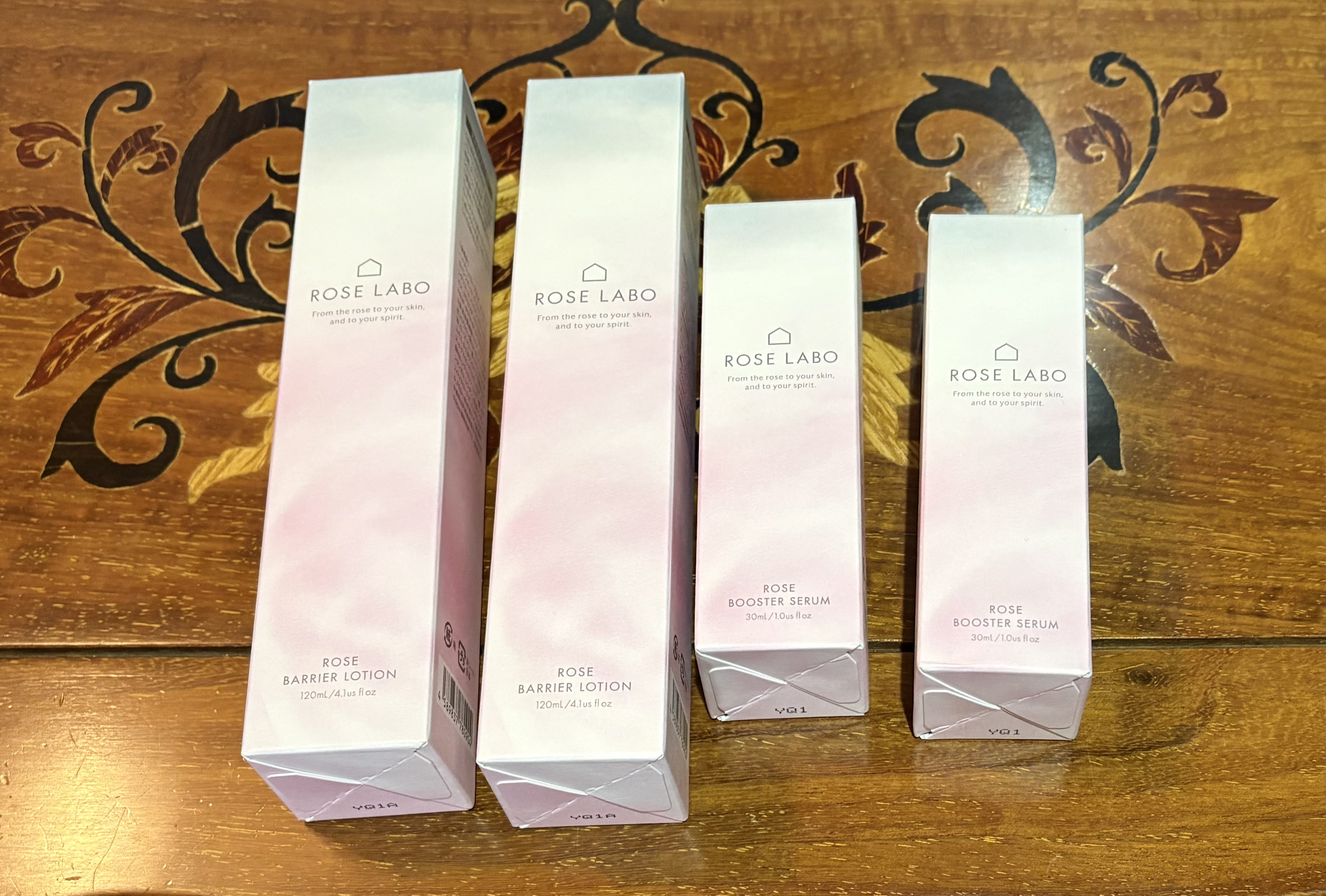 ROSE LABO ローズバリアローションのクチコミ「モラタメのタメでお得に購入したローズラボのブースターとローションを合わせ使いしています。

各.....」（1枚目）