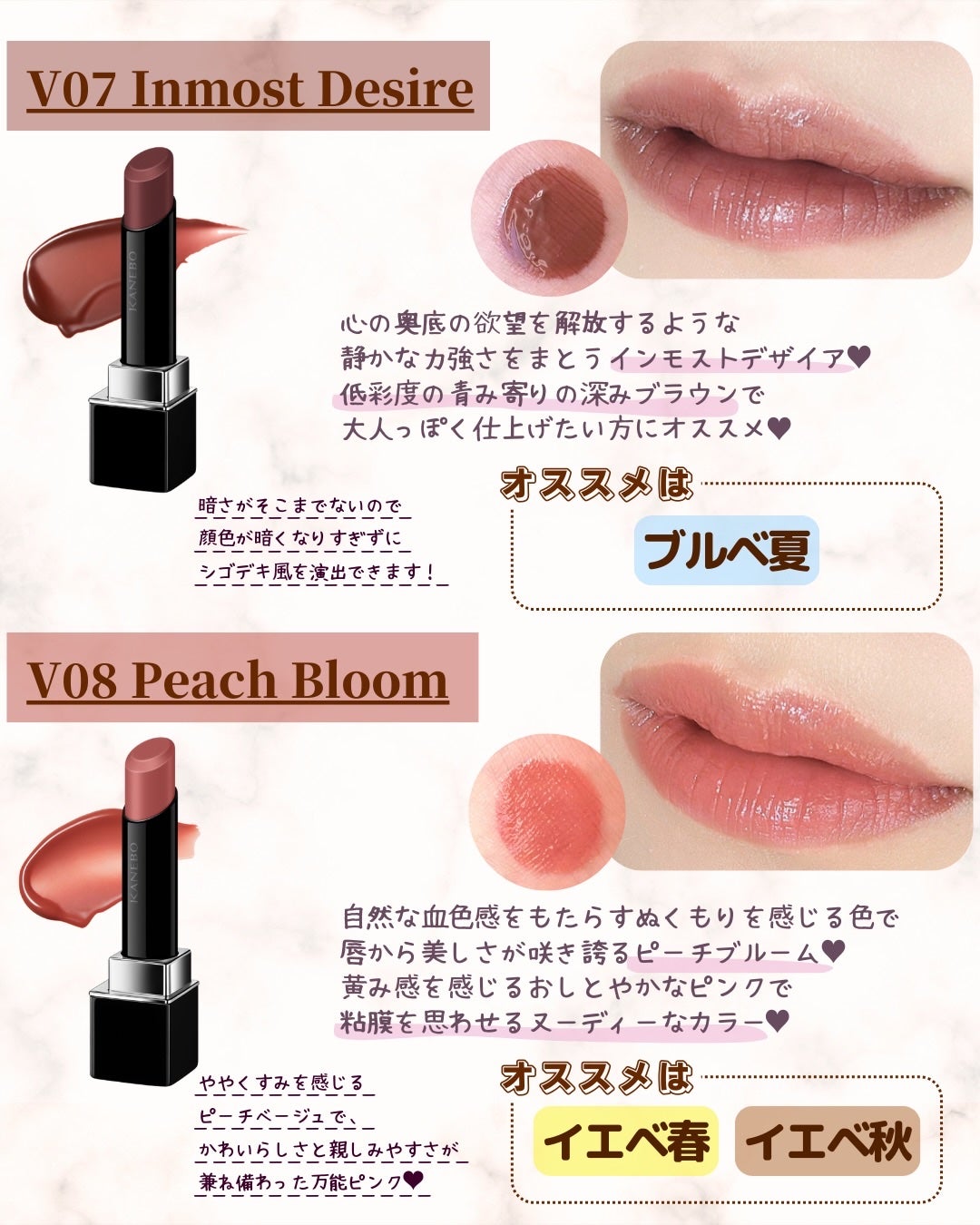 ルージュスターヴァイブラント/KANEBO/口紅を使ったクチコミ(6枚目)