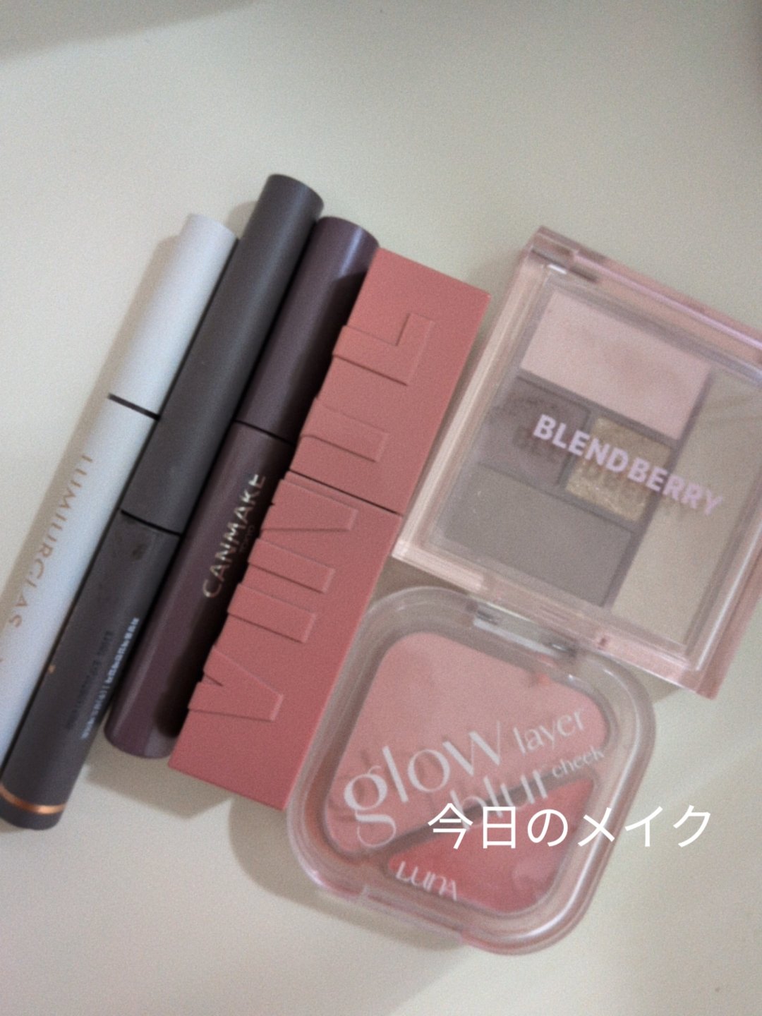 ボリュームアップスキニーマスカラ 01 ウォームブラック/mude./マスカラを使ったクチコミ（1枚目）