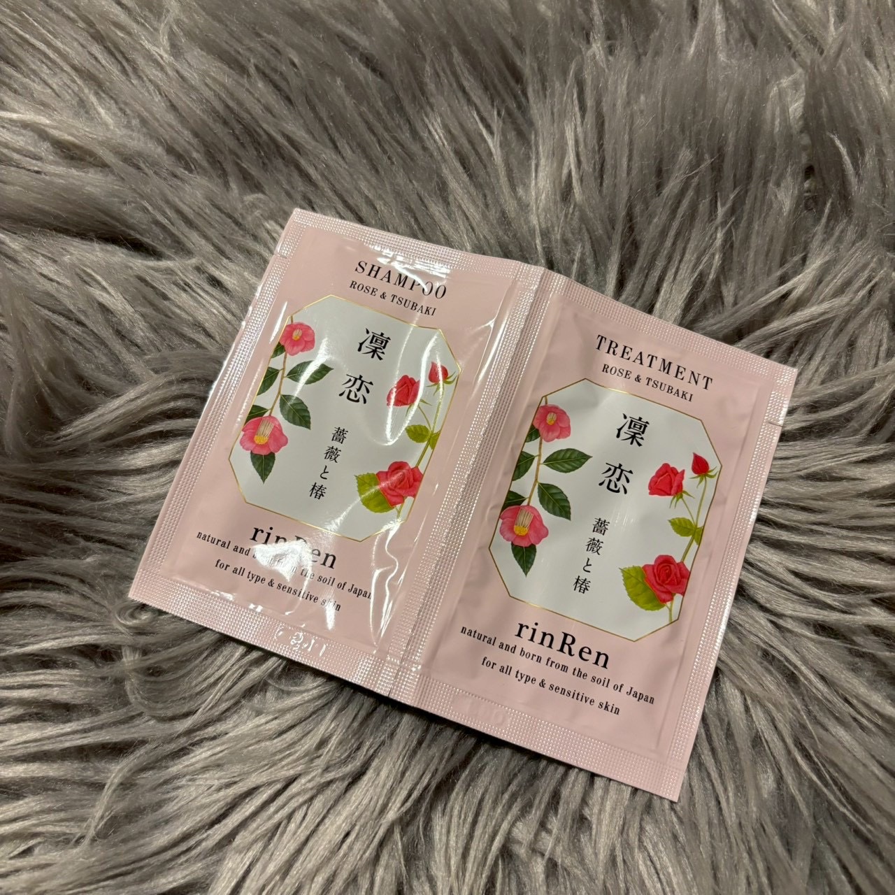 トライアルセット ローズ&ツバキ/rinRen（凛恋）/トライアルキットを使ったクチコミ（1枚目）