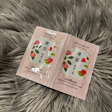 トライアルセット ローズ&ツバキ/rinRen(凛恋)/トライアルキットを使ったクチコミ(1枚目)