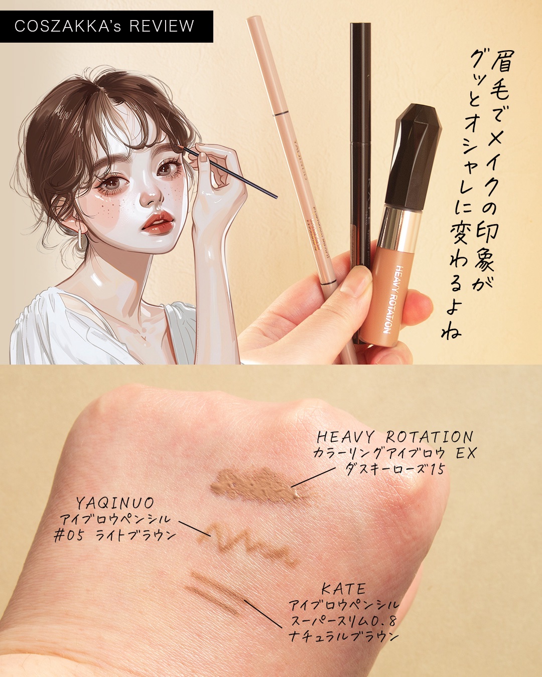 ケイト アイブロウペンシルスーパースリム0.8/KATE/アイブロウペンシルを使ったクチコミ（3枚目）