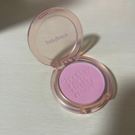 ピュア ブラッシュド サンシャイン チーク 01 CALM PINK(おうち時間)/PERIPERA/パウダーチークの画像