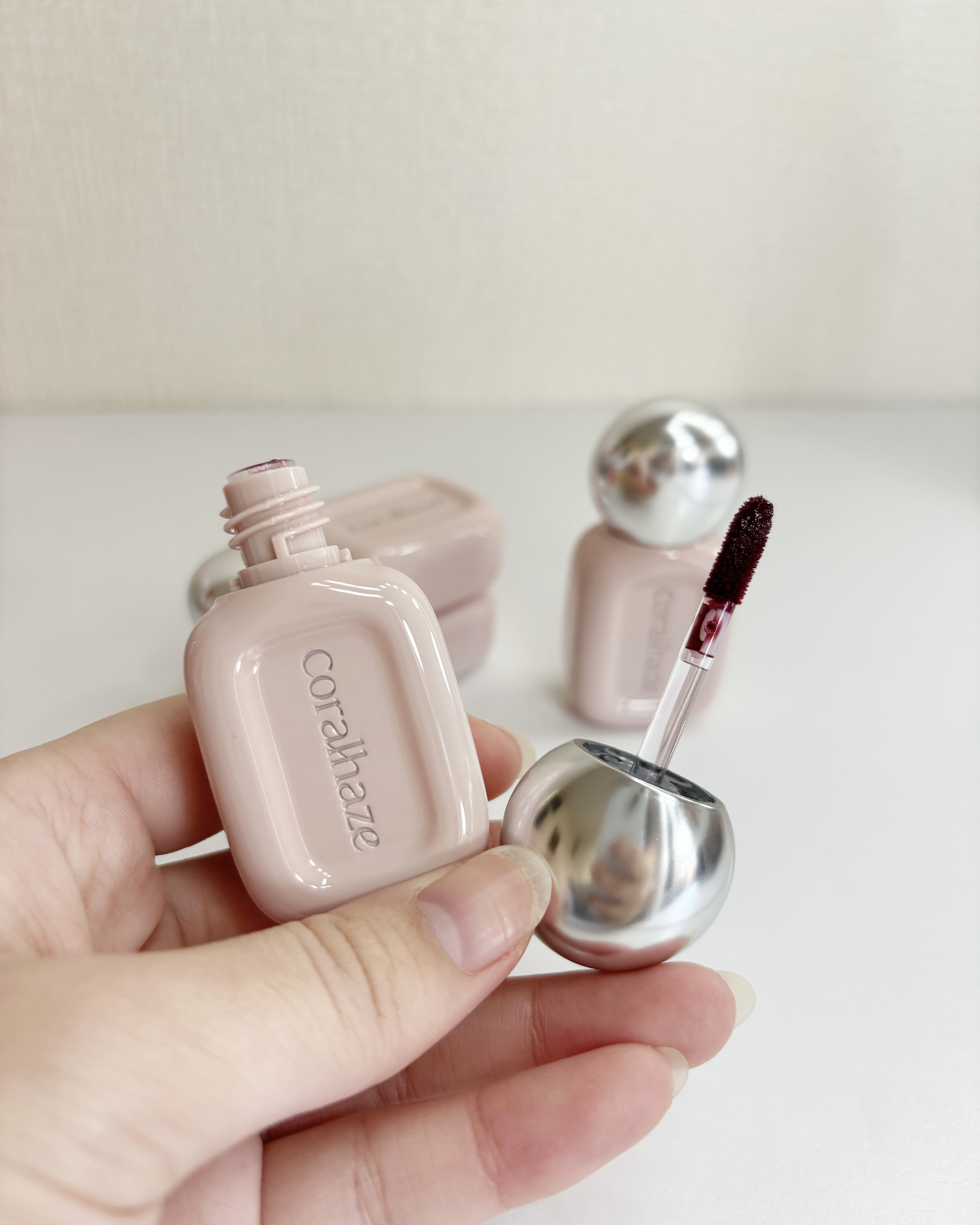 デュー ドロップ ティント/Coralhaze/リップティントを使ったクチコミ（2枚目）