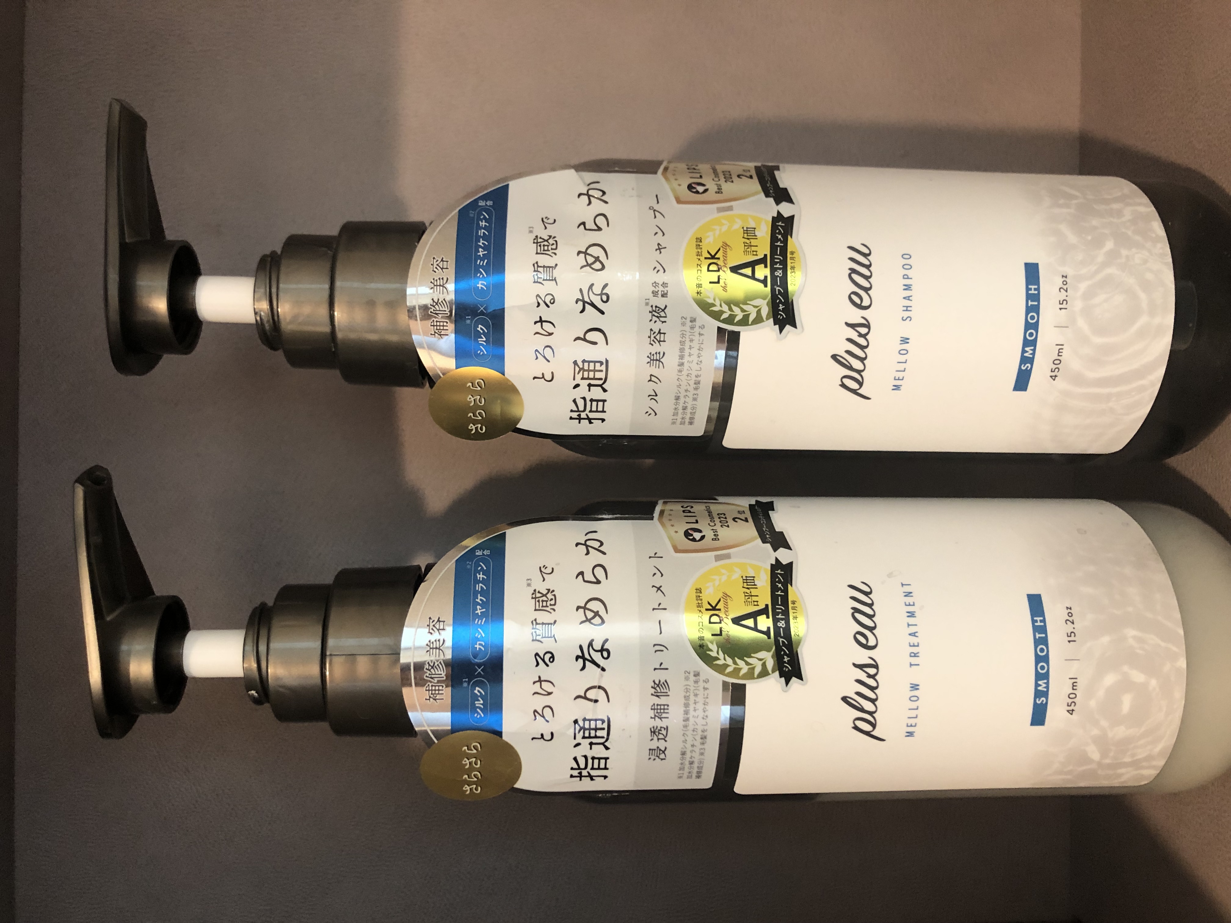 メロウシャンプー/メロウトリートメント/plus eau/市販シャンプーを使ったクチコミ（1枚目）