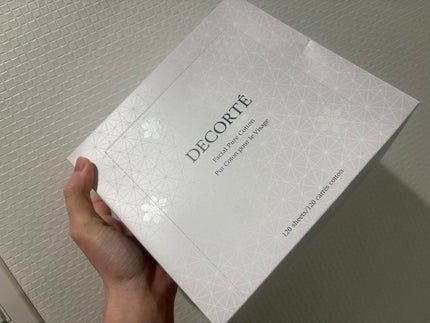 フェイシャル ピュア コットン/DECORTÉ/コットンを使ったクチコミ(1枚目)