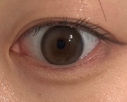 cream gray/chuu LENS/1ヶ月(1MONTH)カラコンを使ったクチコミ(3枚目)