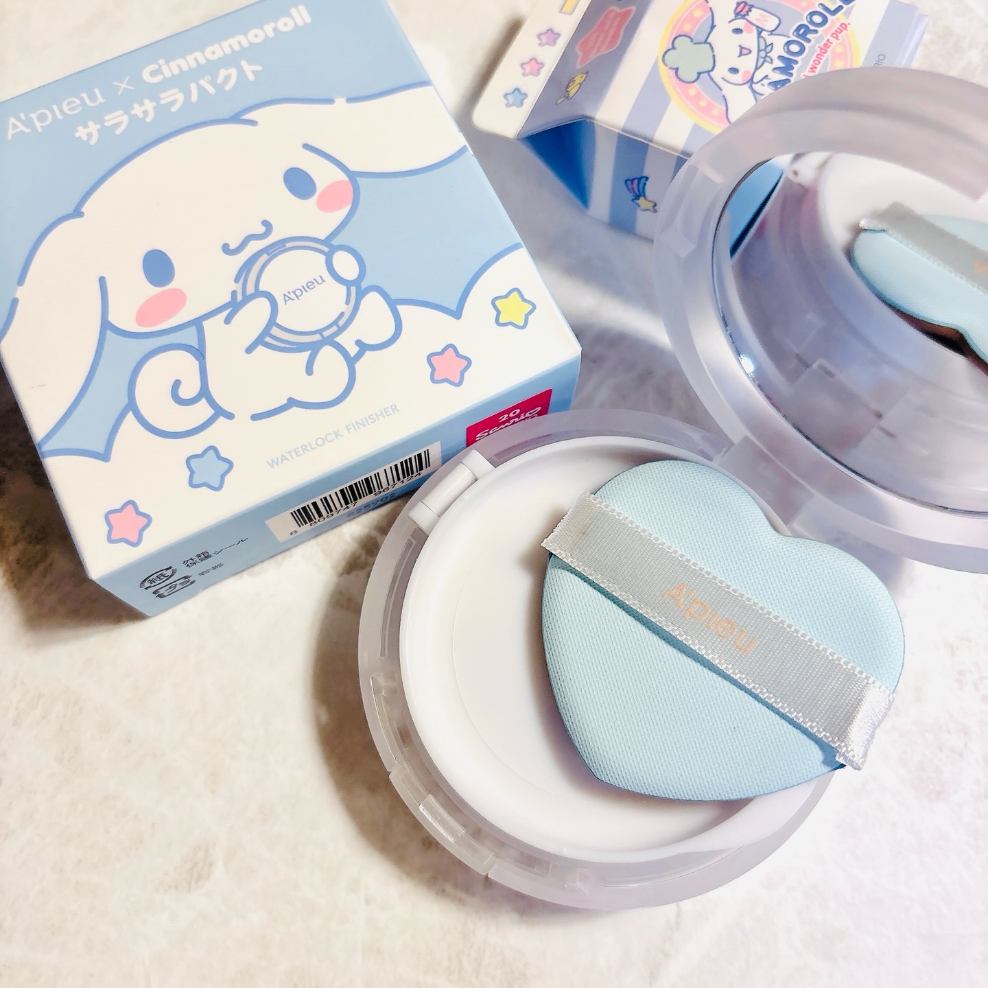 ウォーターロック サラサラパクト/A’pieu/フェイスパウダーを使ったクチコミ（2枚目）