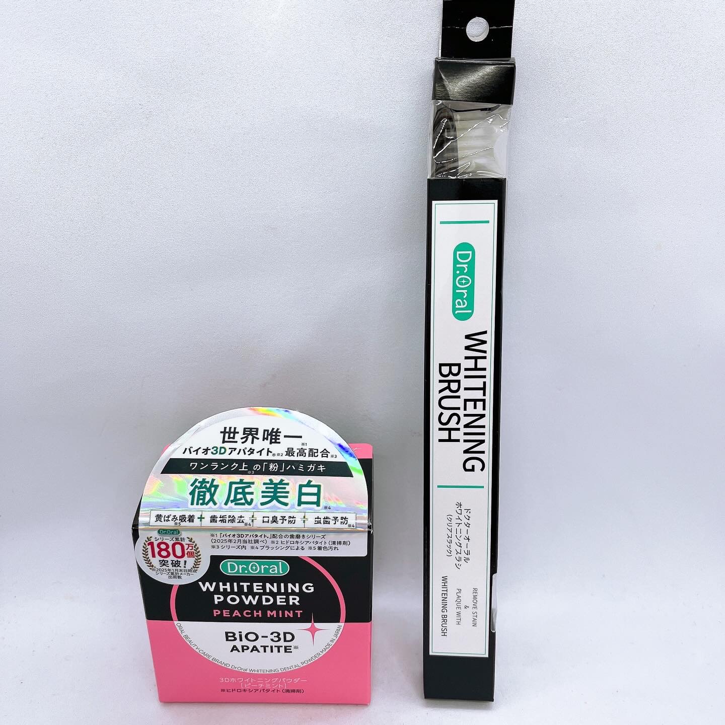 Dr.オーラル 3Dホワイトニングパウダー(ピーチミント)/Dr.Oral/歯磨き粉を使ったクチコミ（1枚目）