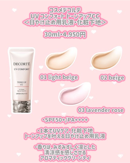 コスメデコルテ UV コンフォート ウォータリースムース <日やけ止め用乳液>/DECORTÉ/日焼け止めミルクを使ったクチコミ(6枚目)