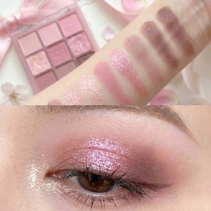 Milk Touch トーンオンシャドウパレットのクチコミ「Milk Touch
トーンオンシャドウパレット
02ワンモアピンクスプーン
淡いピンクカラ.....」(3枚目)