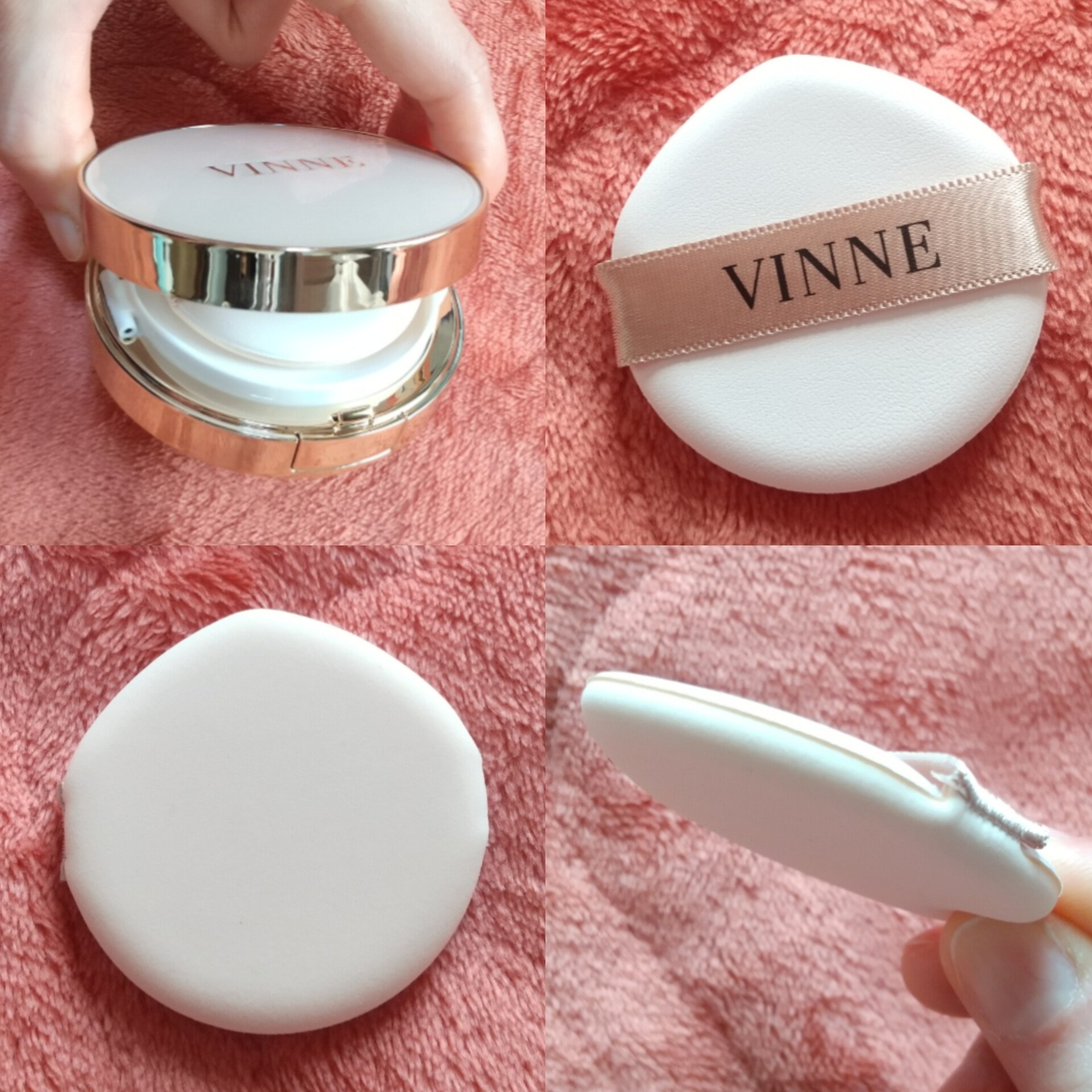 プレステージグロウスキンフィットクッション/VINNE /クッションファンデーションを使ったクチコミ（2枚目）