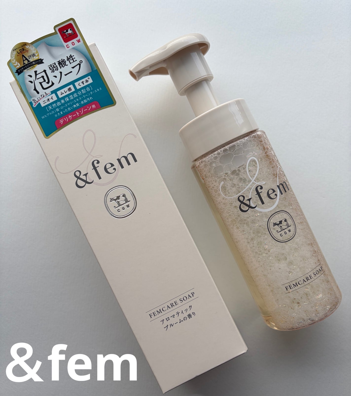 アンドフェム フェムケア泡ソープ/&fem/デリケートゾーンケアを使ったクチコミ(1枚目)