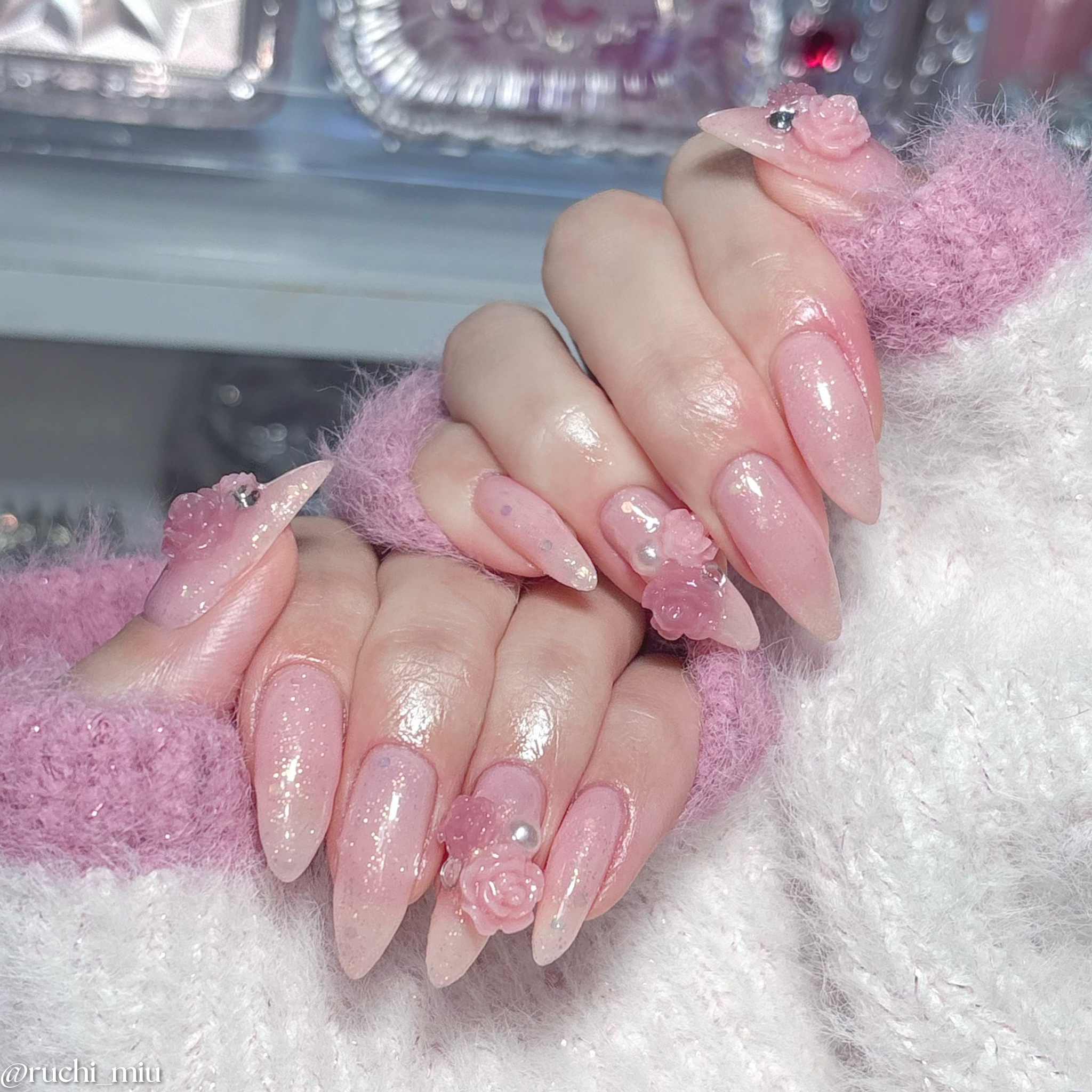 ジェルネイル（ライト対応）/セリア/ジェルネイルを使ったクチコミ（2枚目）