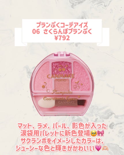 プランぷくコーデアイズ/キャンメイク/パウダーアイシャドウを使ったクチコミ(2枚目)