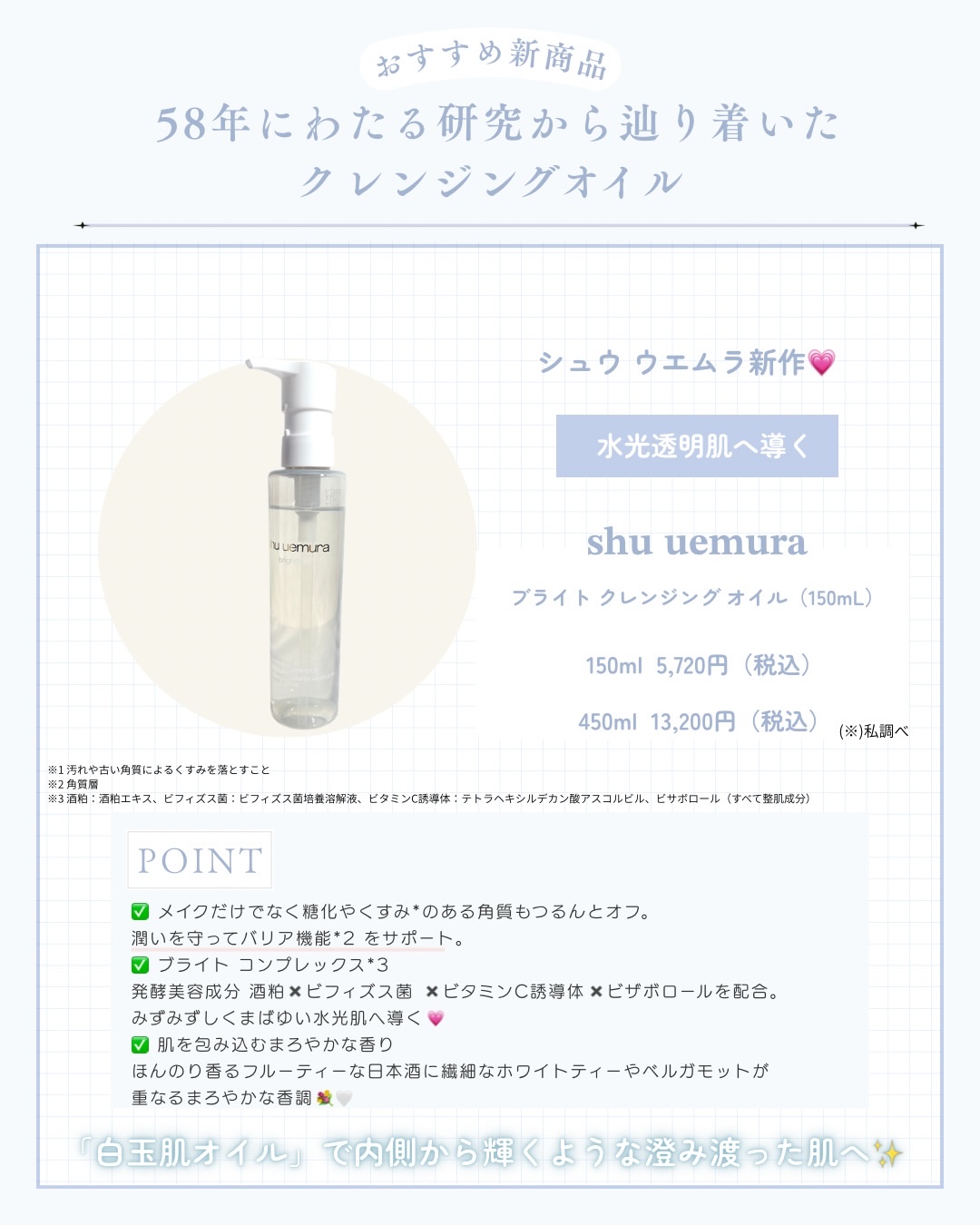 ブライト クレンジング オイル/shu uemura/オイルクレンジングを使ったクチコミ（2枚目）