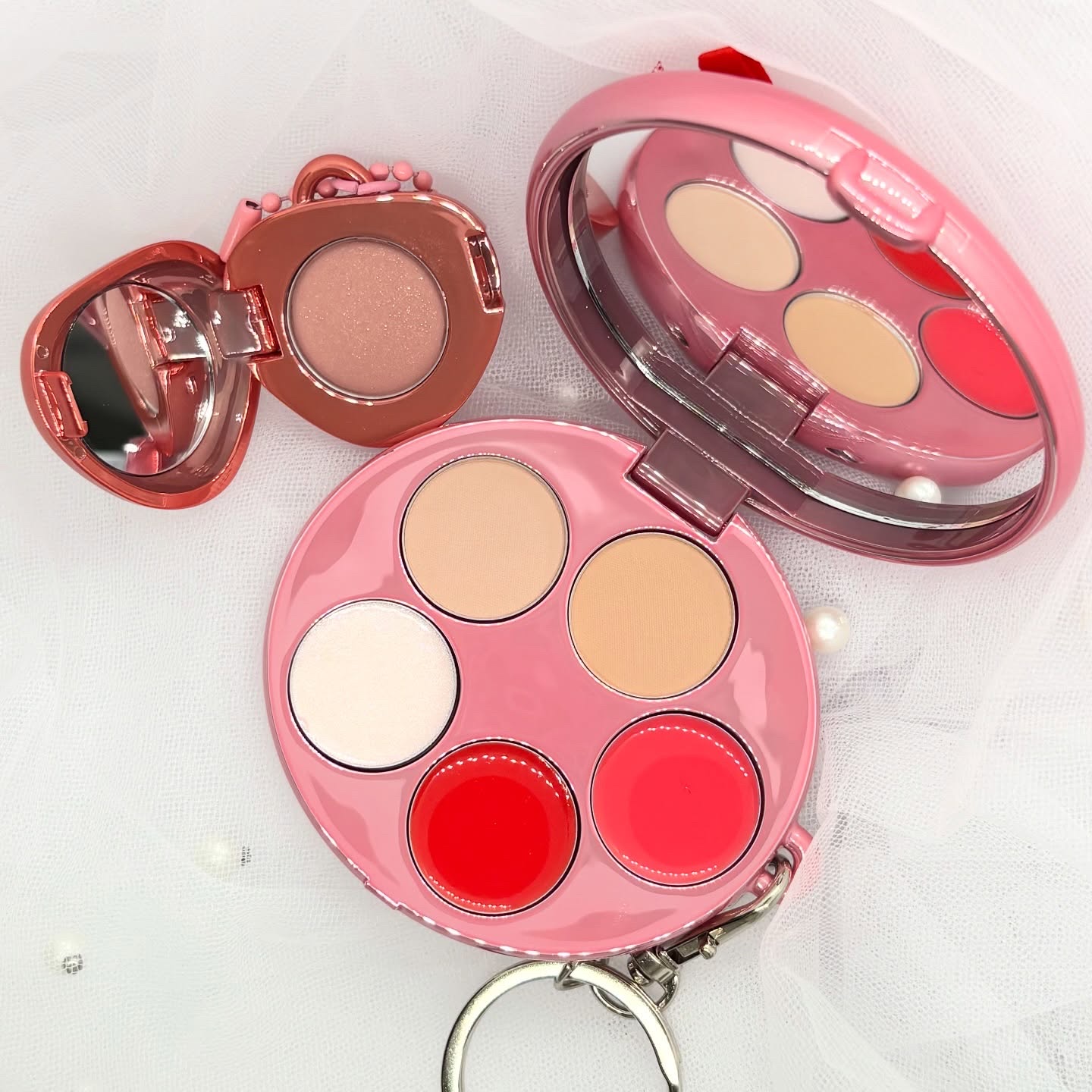 DIYポケットマルチパレット ピンク（ケース）/fwee/マルチパレットを使ったクチコミ（1枚目）