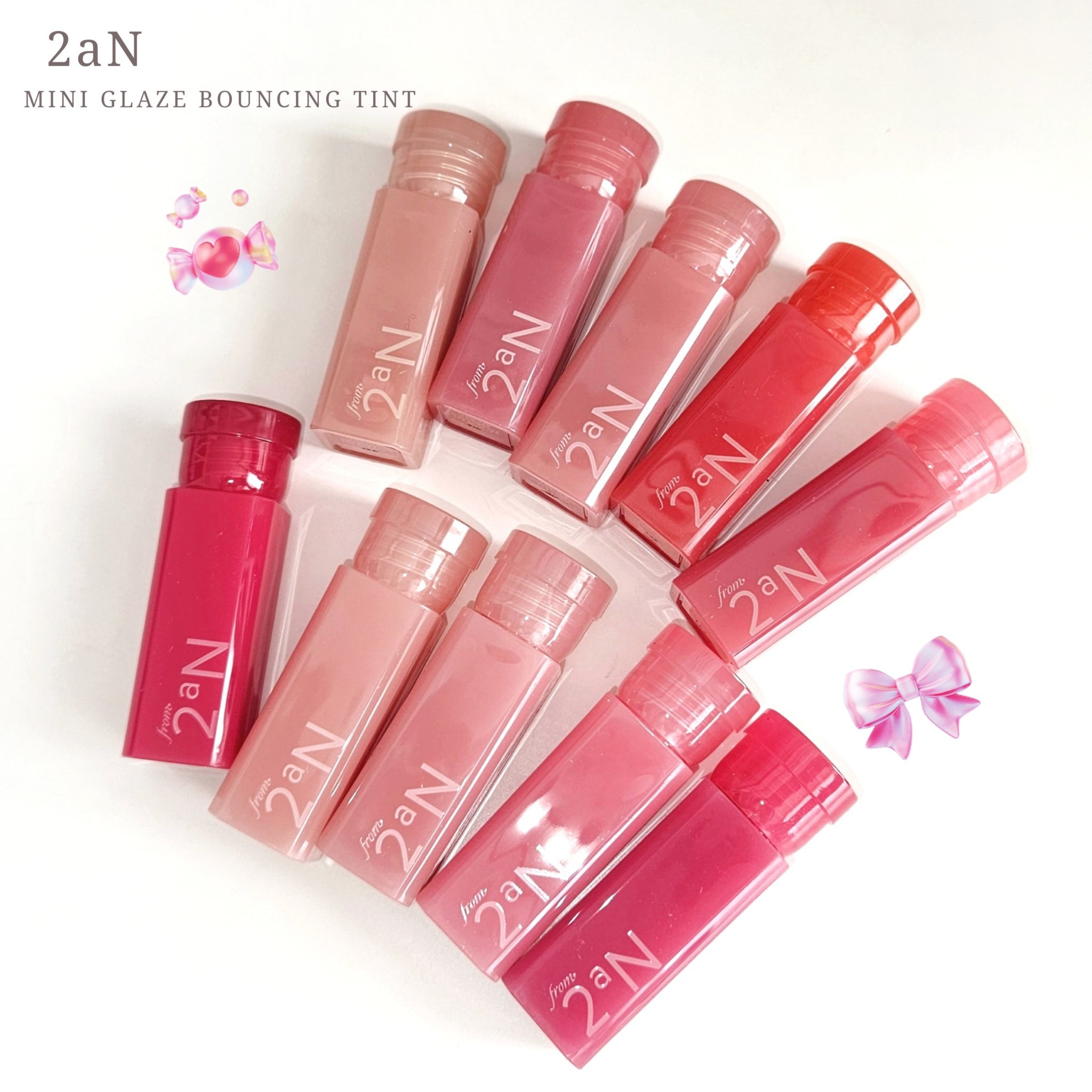 ミニグレイズバウンシングティント/2aN/リップティントを使ったクチコミ（2枚目）