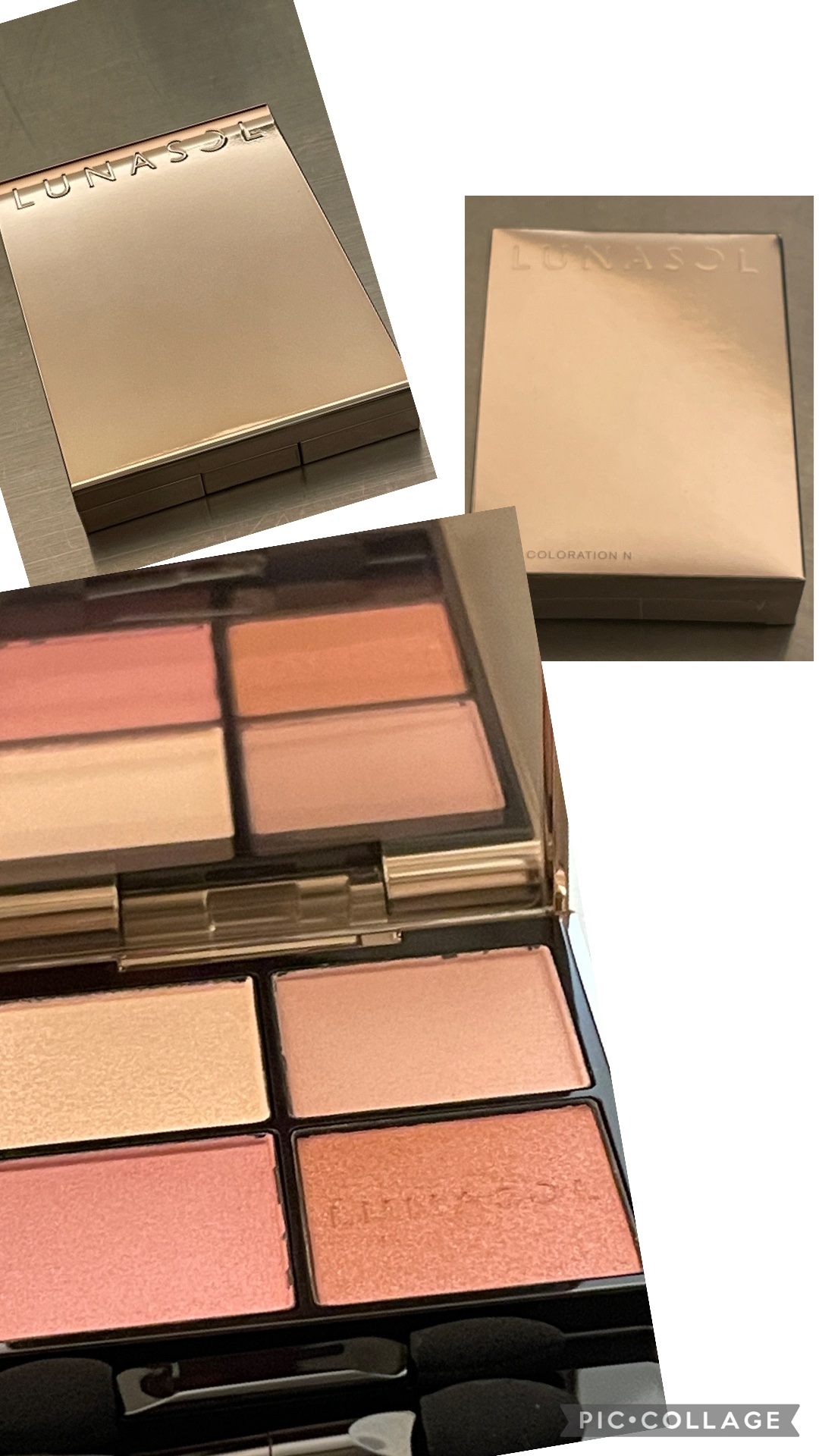 LUNASOLルナソル アイカラーレーションN
EX14　Tea Rose　¥7,700

ルナソル。
本当に気に入ってしまって
今日も買ってしまいました。

かわいい。
4色がそれぞれ生きている。
何かのついでにある色じゃなくて
意味があ