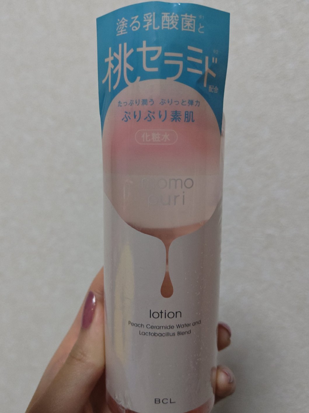 ももぷり 潤い化粧水のクチコミ「※旧品
化粧水

・商品名
ももぷり
潤い化粧水
200ml

・値段
定価 990円
(6点.....」（1枚目）