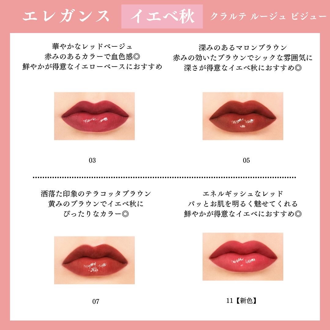 エレガンス クラルテ ルージュ ビジュー/Elégance/口紅を使ったクチコミ(5枚目)