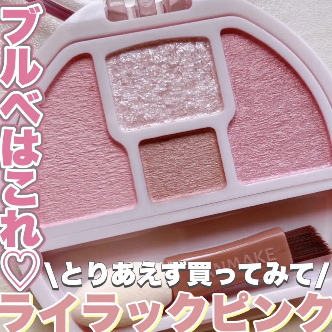 プランぷくコーデアイズ/キャンメイク/パウダーアイシャドウを使ったクチコミ（1枚目）