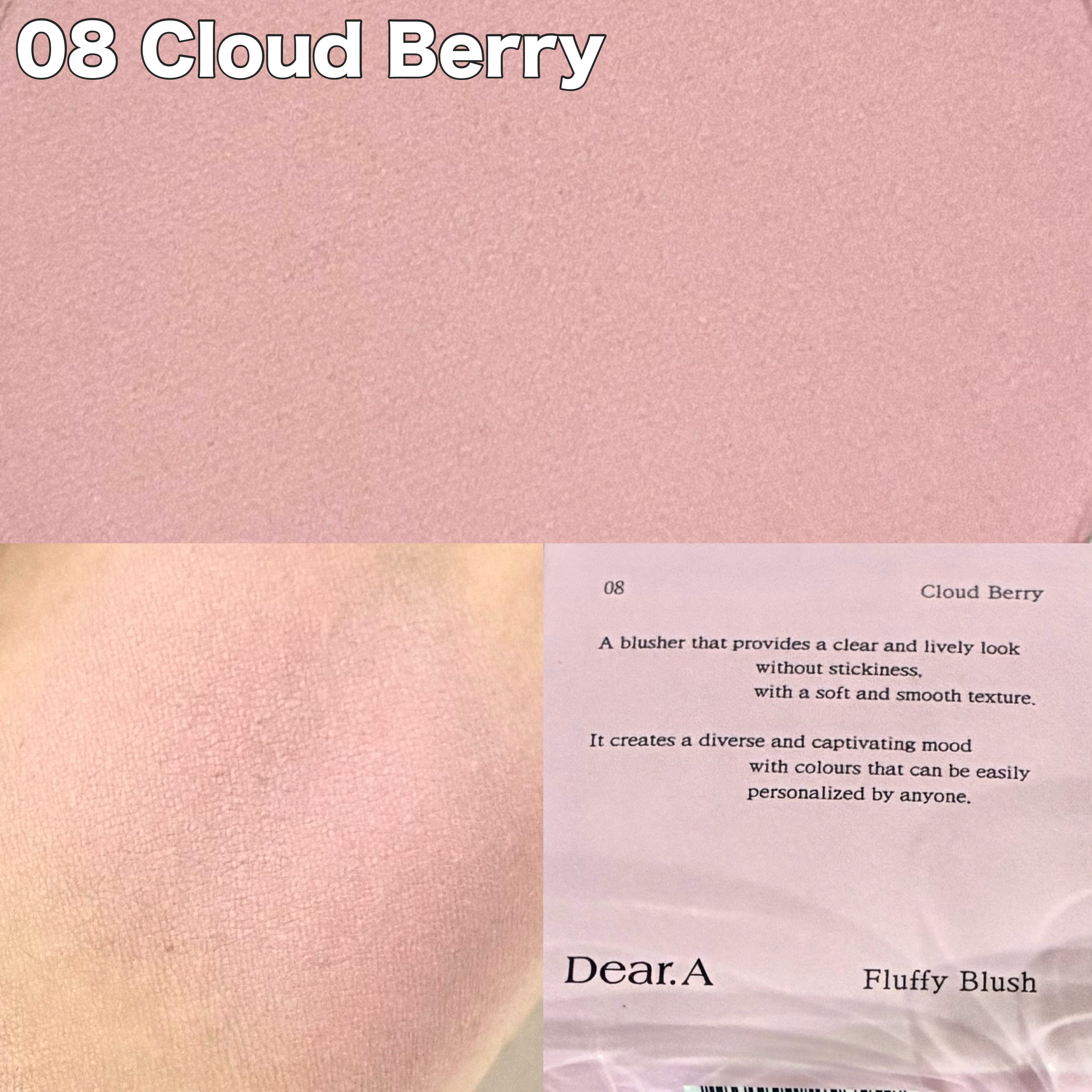 フラッフィーブラッシュ/Dear.A/パウダーチークを使ったクチコミ（2枚目）