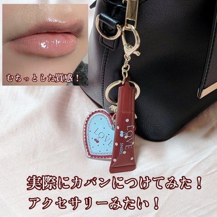 SNIDEL BEAUTY SNIDEL リップ グレイズ キットのクチコミ「SNIDELbeautyのバレンタインコレクション、リップグレイズM03CandyRougeを.....」(3枚目)
