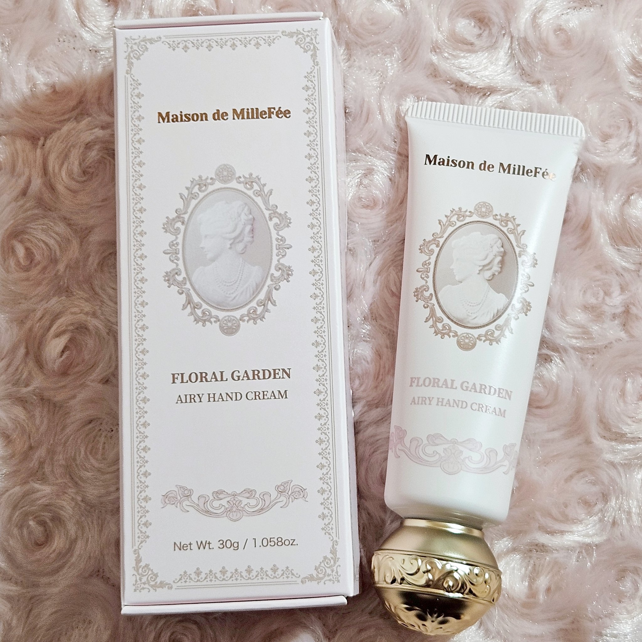 Maison de MilleFée エアリーハンドクリーム フローラルガーデン/MilleFée/ハンドクリームを使ったクチコミ（1枚目）