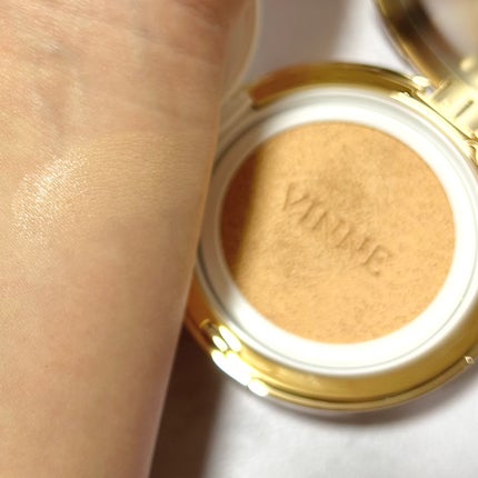 プレステージグロウスキンフィットクッション/VINNE /クッションファンデーションを使ったクチコミ(3枚目)