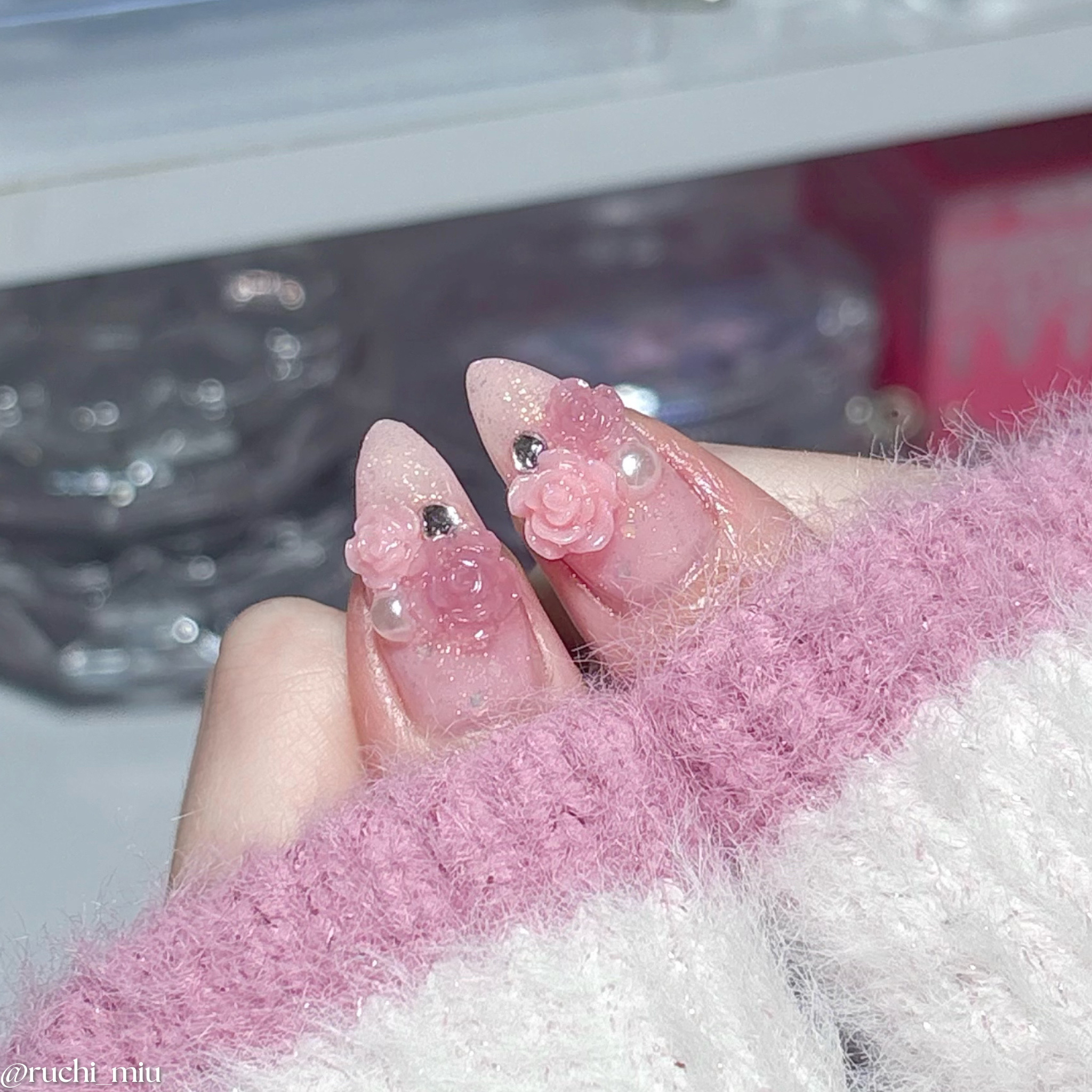 ジェルネイル（ライト対応）/セリア/ジェルネイルを使ったクチコミ（3枚目）