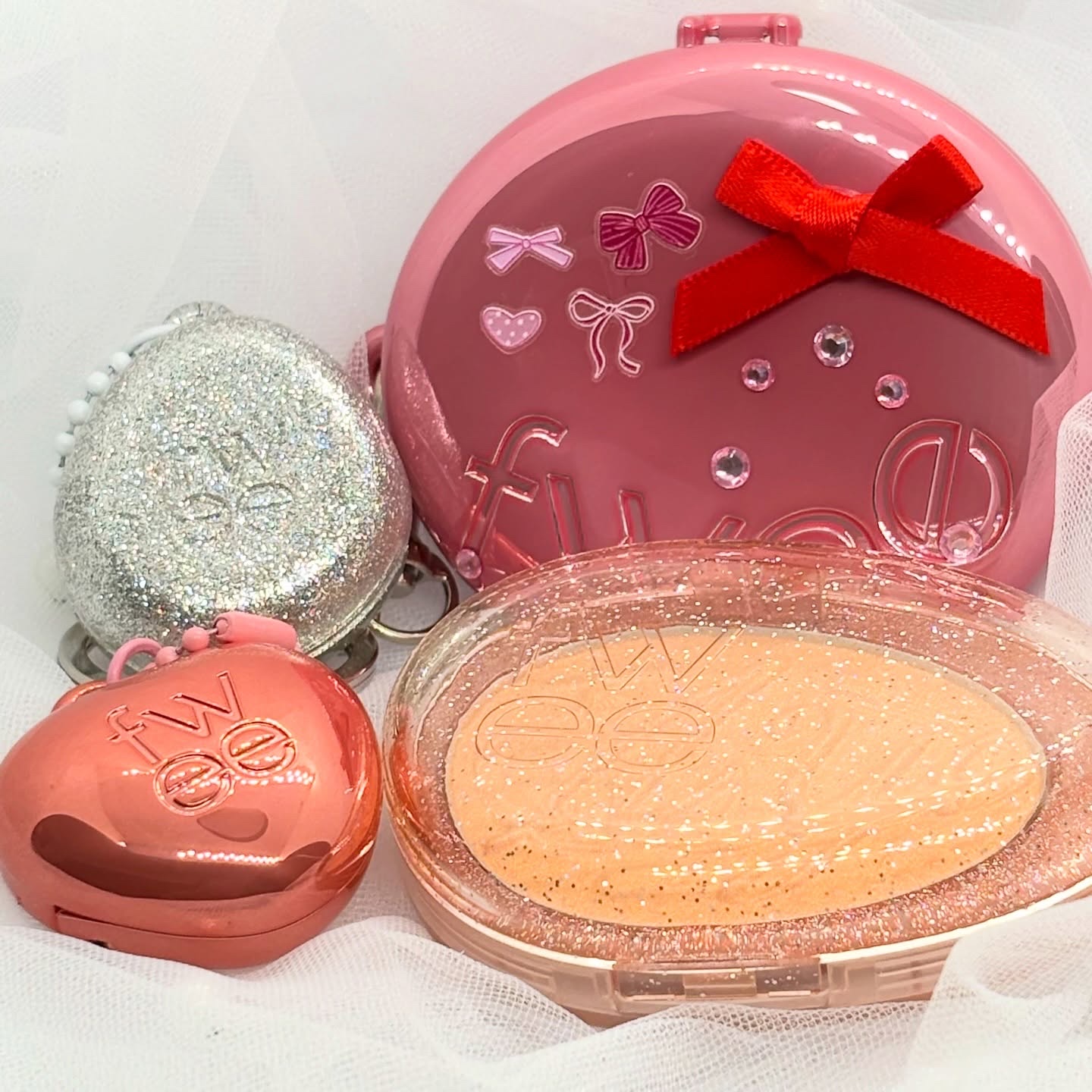 DIYポケットマルチパレット ピンク（ケース）/fwee/マルチパレットを使ったクチコミ（2枚目）