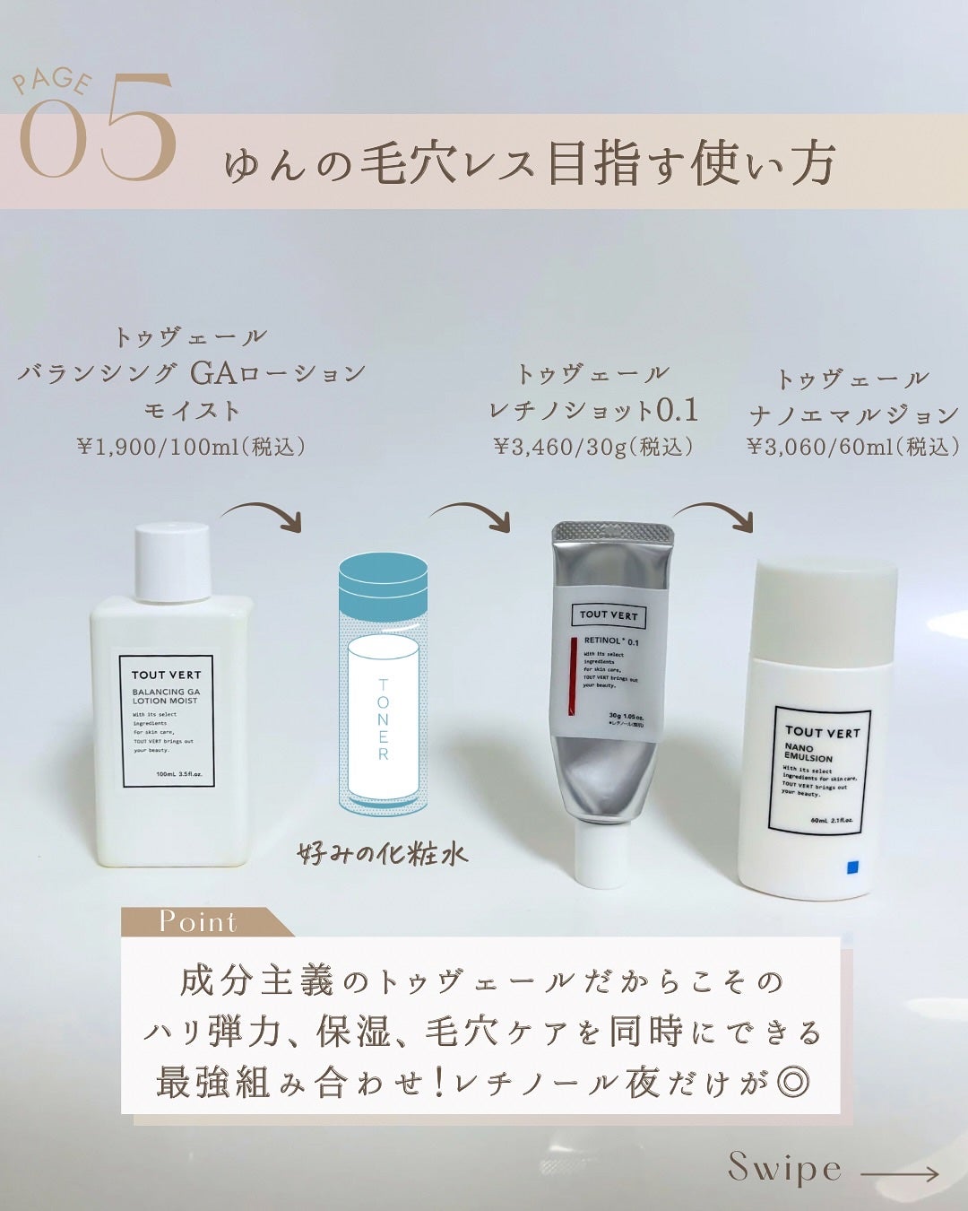 バランシングGAローション モイスト/TOUT VERT/化粧水を使ったクチコミ(7枚目)