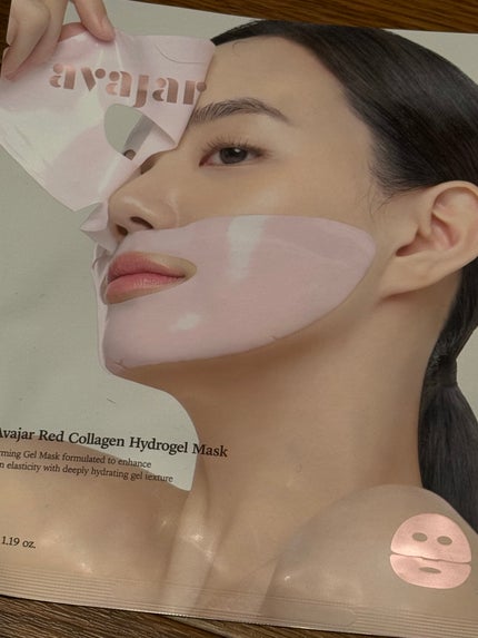 レッドコラーゲンハイドロゲルマスク/avajar/シートマスク・パックを使ったクチコミ(1枚目)