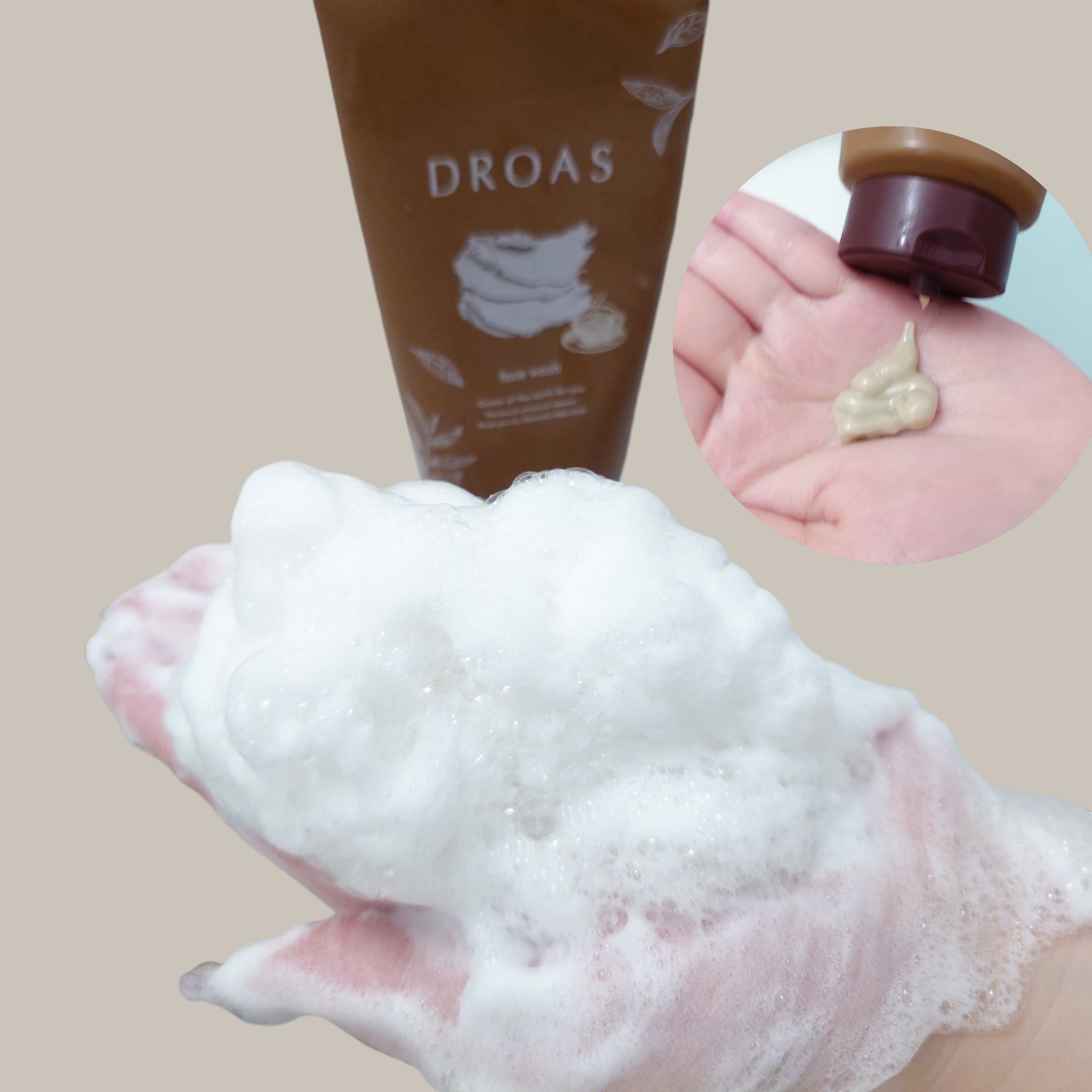 クレイクリアウォッシュ/DROAS/洗顔フォームを使ったクチコミ（3枚目）