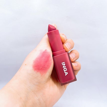 パウダーブラー リップスティック/INGA/口紅を使ったクチコミ(3枚目)