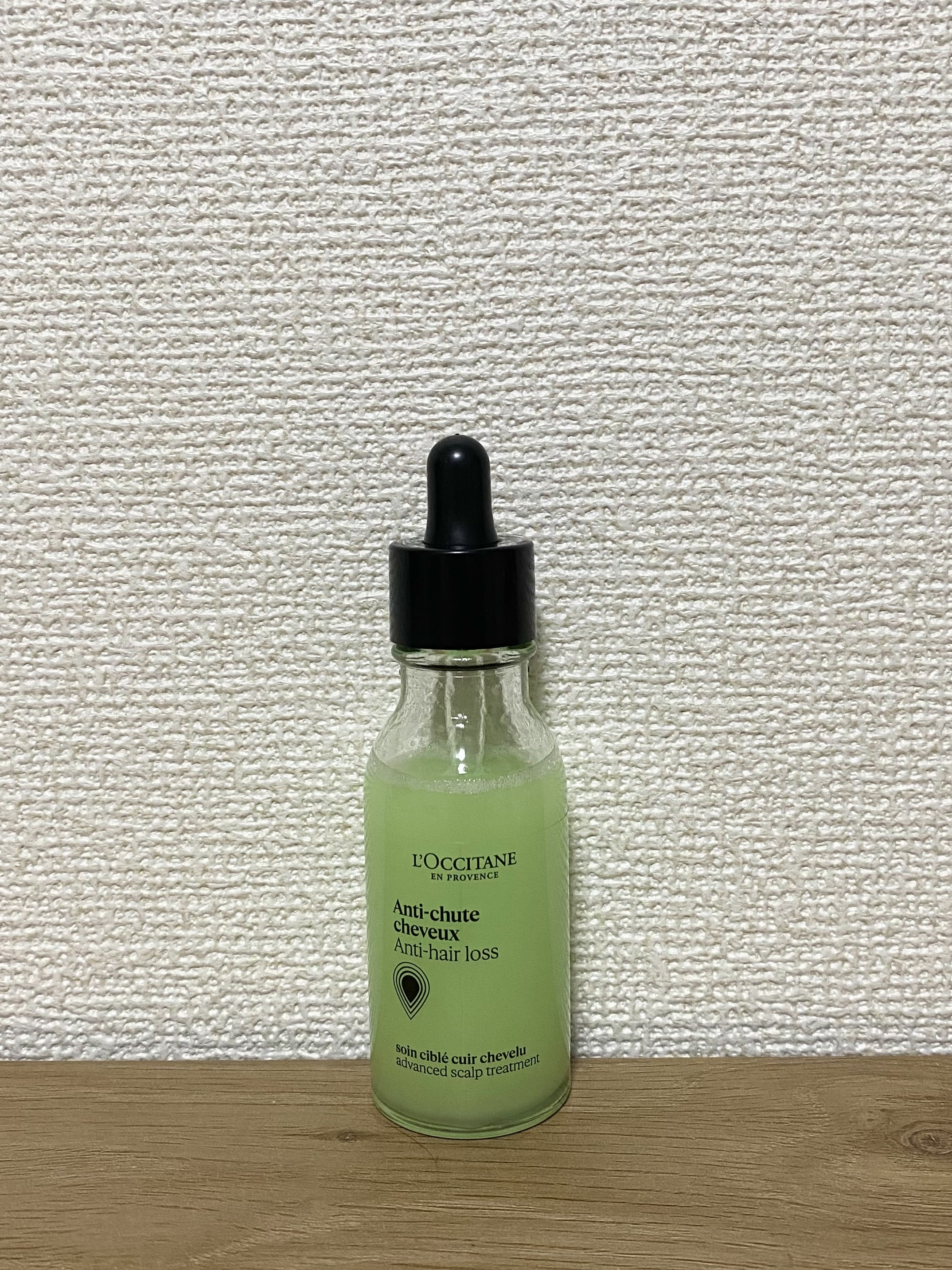 薬用 メディカル アンチヘアロスセラム/L'OCCITANE/頭皮ローションを使ったクチコミ（2枚目）