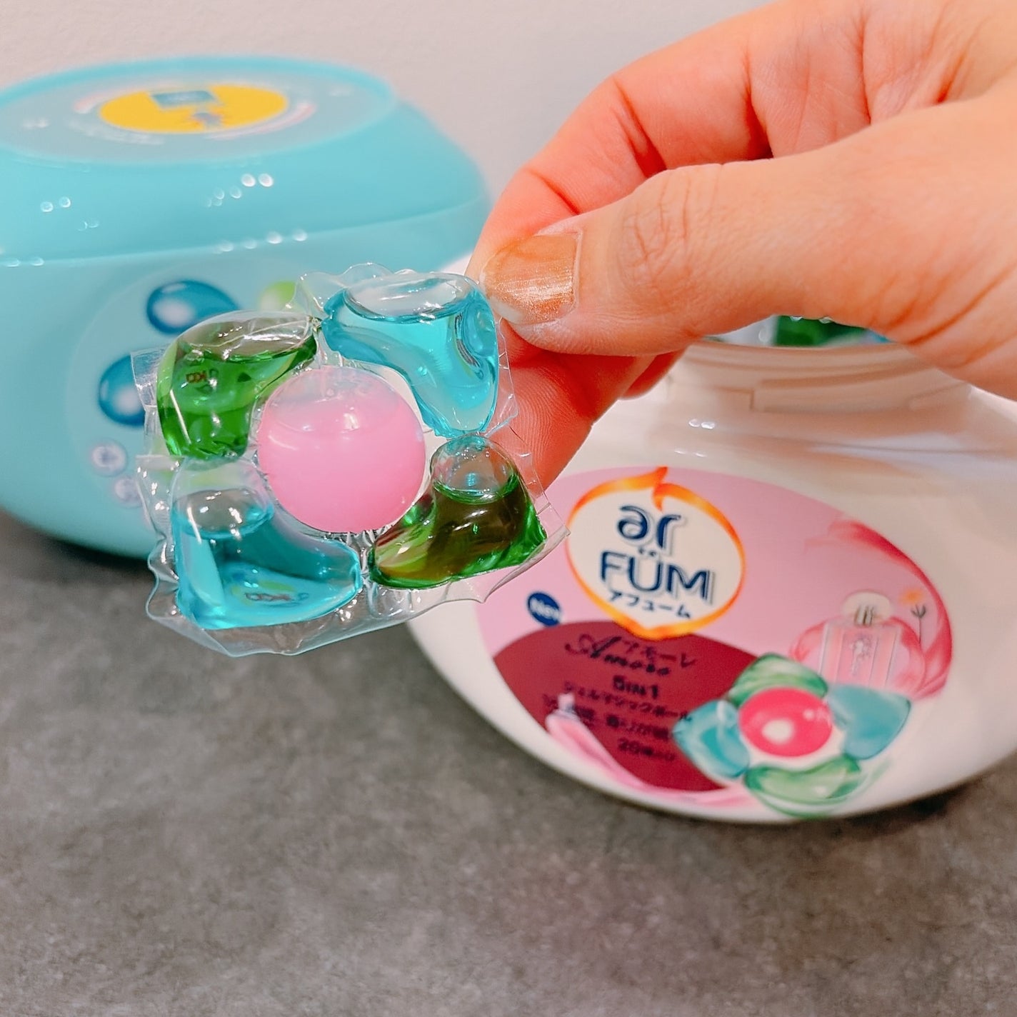 アモーレ ランドリーボール/arFUM/洗濯洗剤を使ったクチコミ(5枚目)