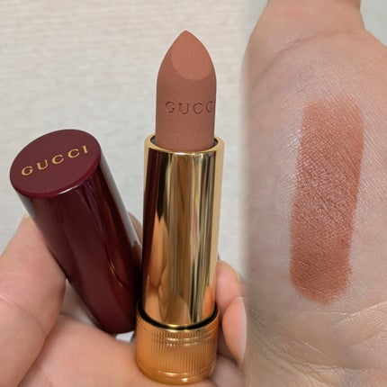 グッチ ルージュ ア レーヴル マット/GUCCI beauty/口紅を使ったクチコミ(1枚目)