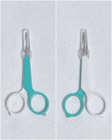 眉毛カットハサミ先曲タイプ/DAISO/その他化粧小物を使ったクチコミ(2枚目)