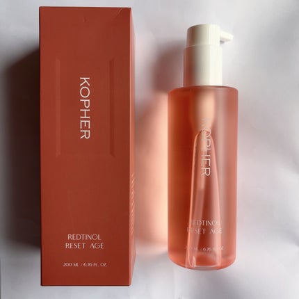 KOPHER レッドチノールリセットエージのクチコミ「
KOPHER
レッドチノールリセットエージ
使い切り
オイルクレンジング
どちらかと言う.....」(1枚目)