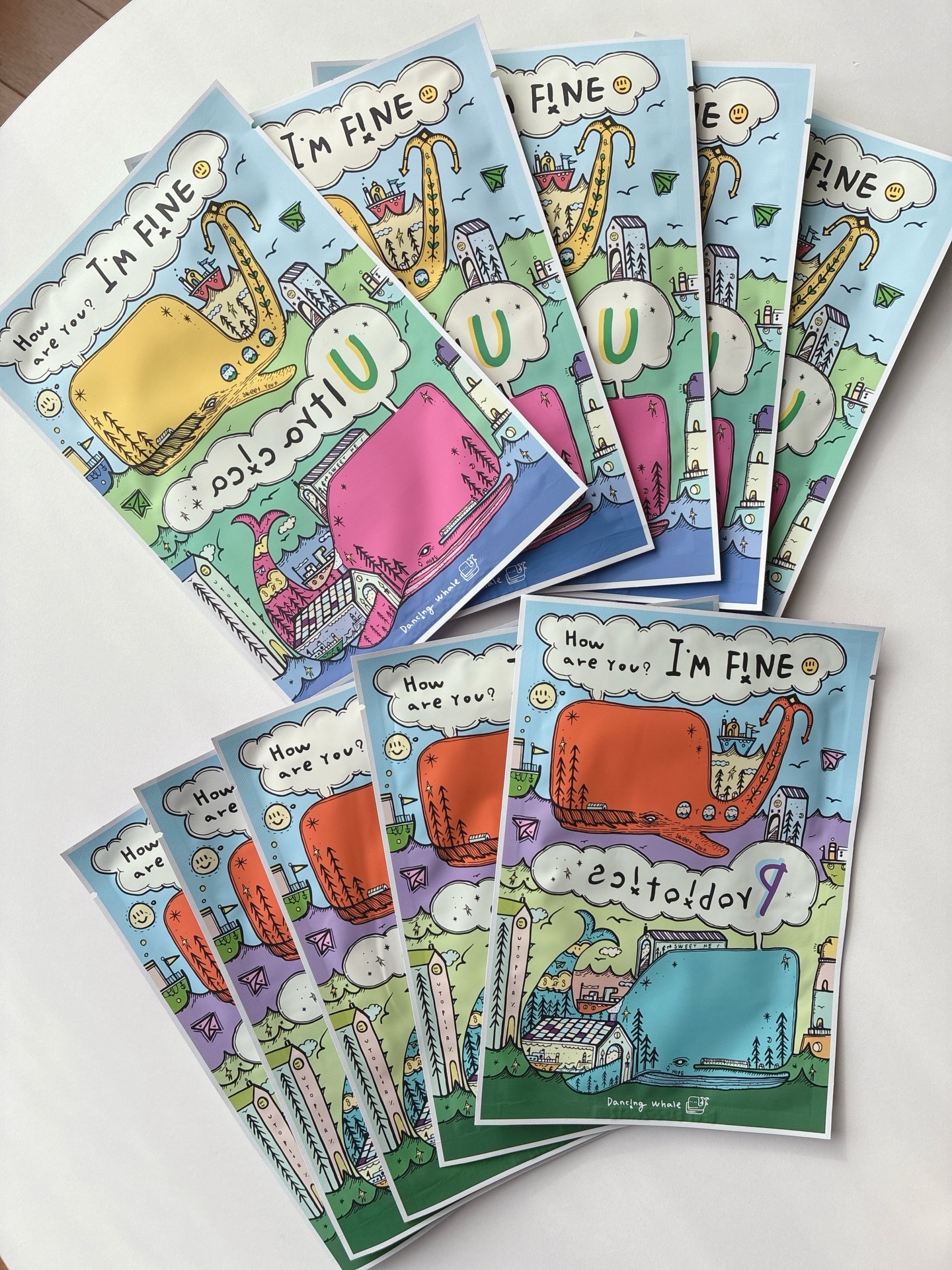 DANCING WHALE ウルトラシカマスクパック のクチコミ「・
#購入品記録 🐳

大好きなシートマスク🩵
何年か前に出会って、（約2年前にも投稿してます.....」（1枚目）