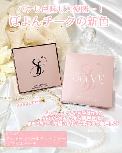 フォギーヴェールブラッシャー/SELVE/パウダーチークを使ったクチコミ(2枚目)