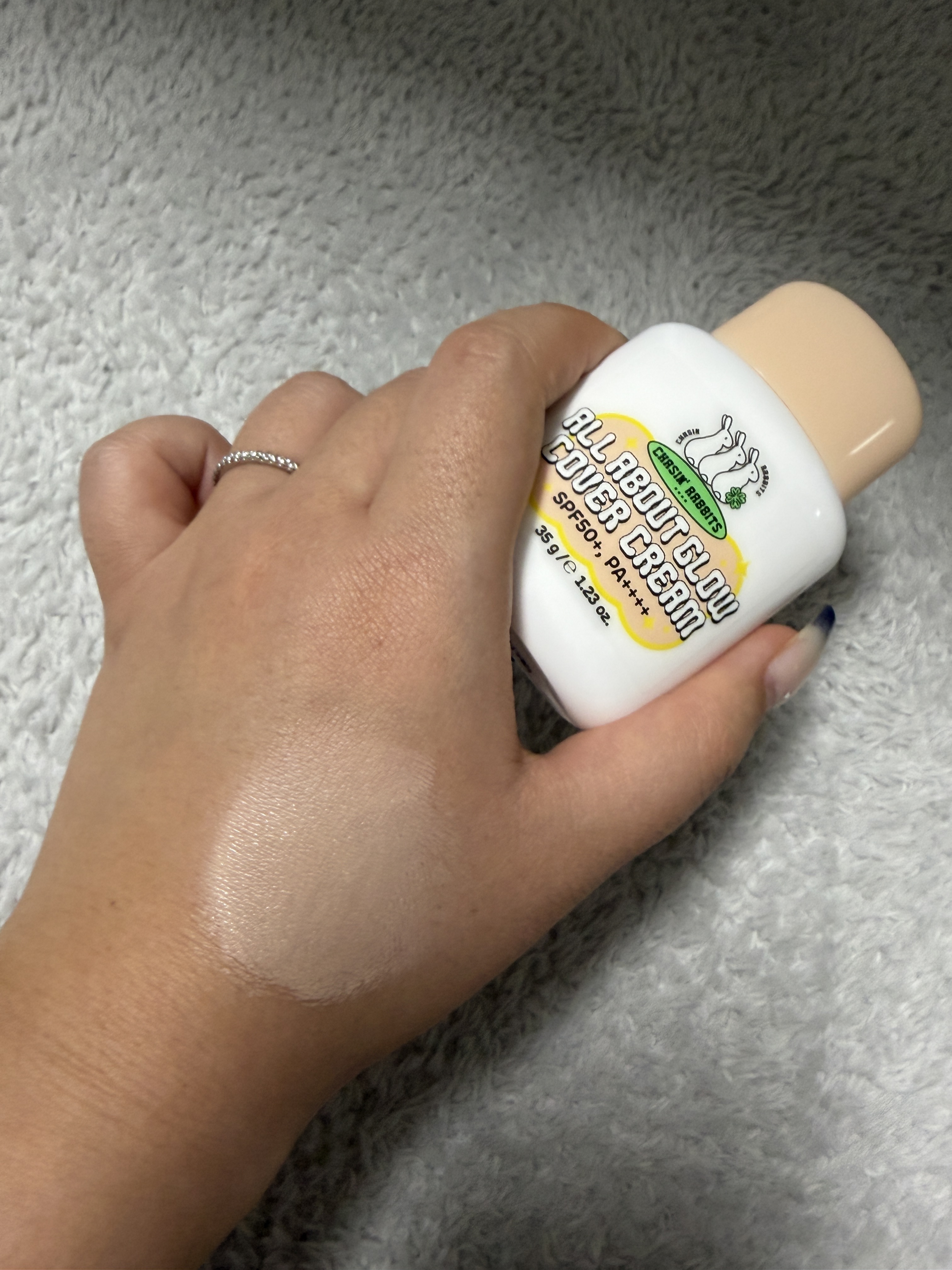 オールアバウトグロウカバークリーム/CHASIN'RABBITS/日焼け止めクリームを使ったクチコミ（3枚目）