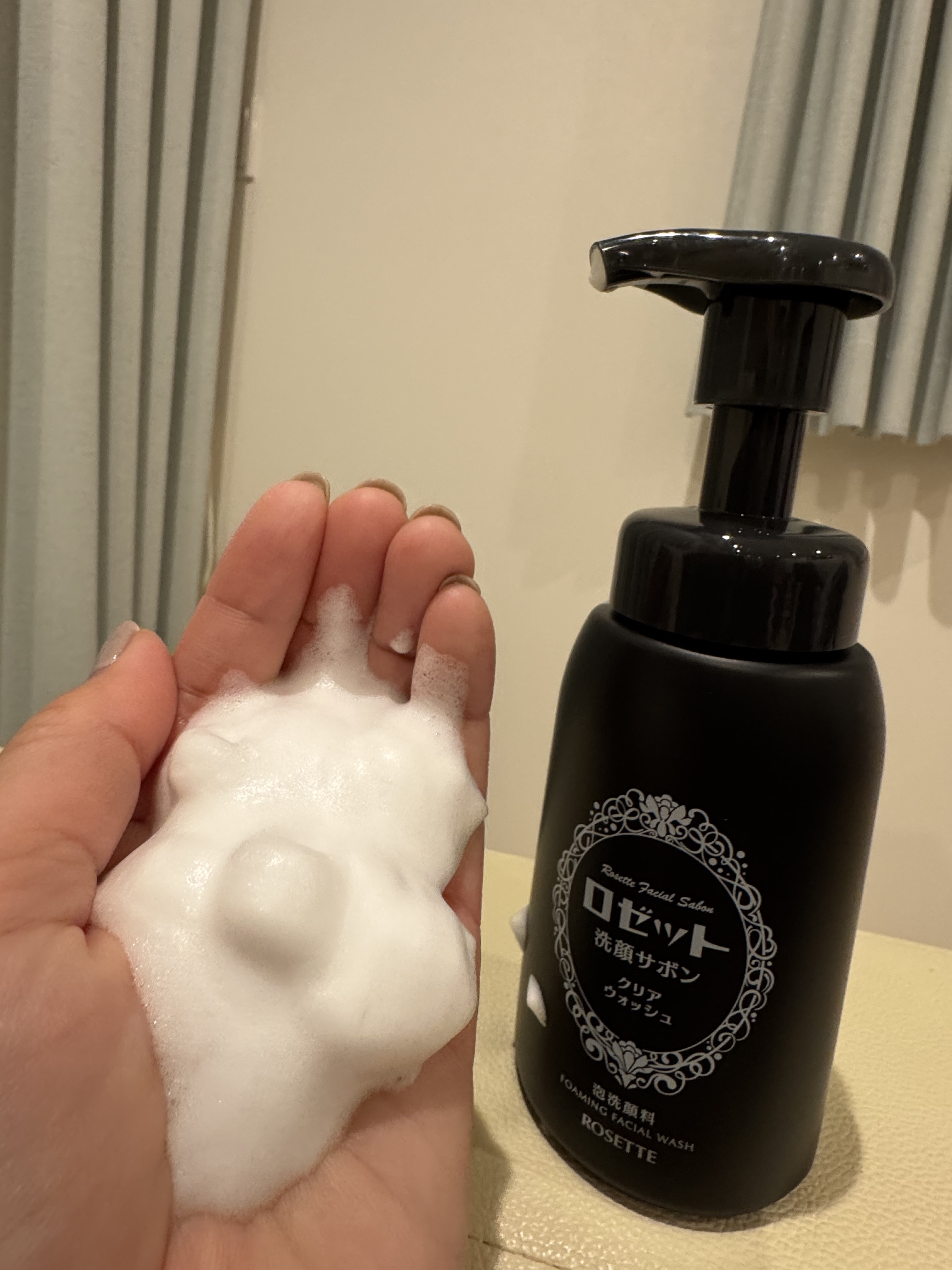 ロゼット洗顔サボン クリアウォッシュ/ロゼット/泡洗顔を使ったクチコミ（2枚目）