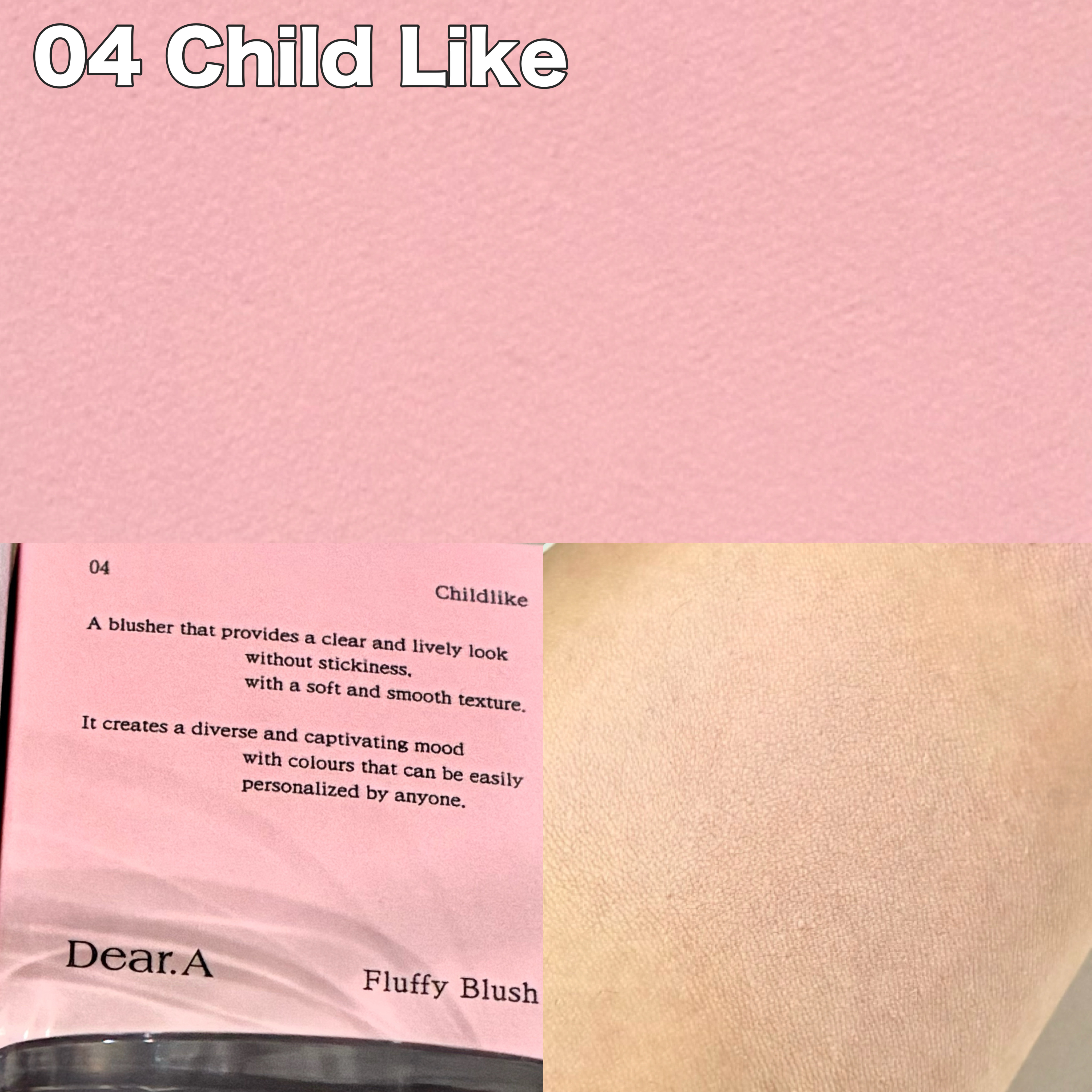 フラッフィーブラッシュ/Dear.A/パウダーチークを使ったクチコミ（3枚目）