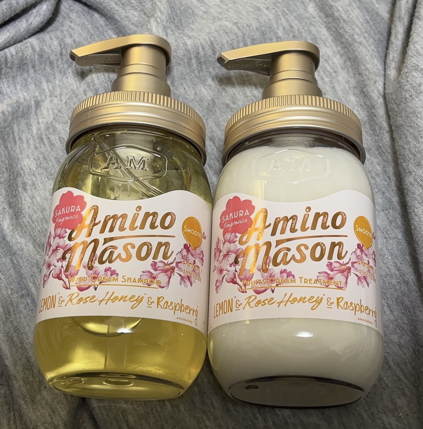 モイスト シャンプー＆トリートメント ミニヘアマスク付き サクラ限定キット2020/アミノメイソン/その他キットセットを使ったクチコミ（3枚目）