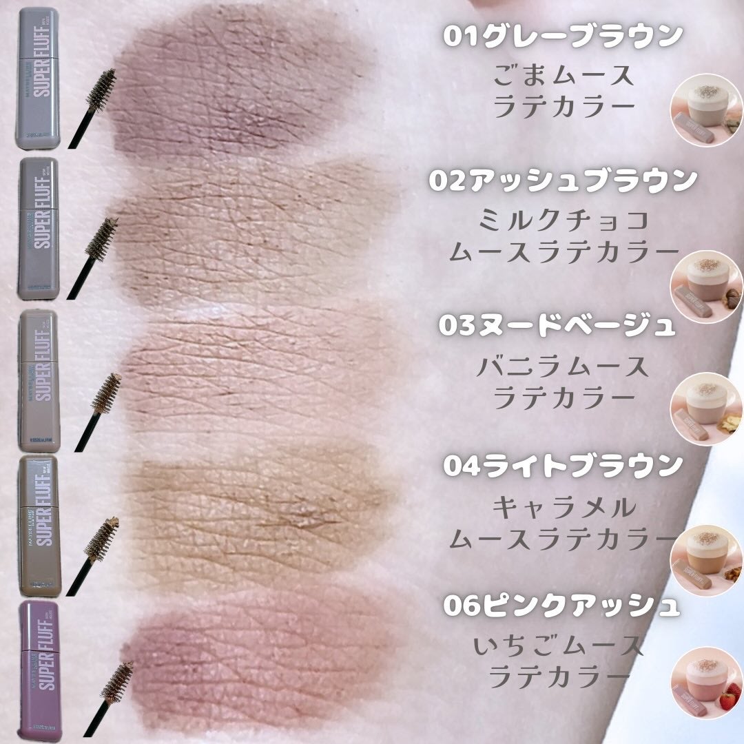 SP フラッフ ブロウ ムース/MAYBELLINE NEW YORK/眉マスカラを使ったクチコミ(3枚目)